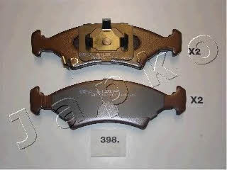 Japko 50398 Brake Pad Set, disc brake 50398