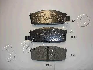 Japko 50141 Brake Pad Set, disc brake 50141