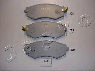 Japko 50142 Brake Pad Set, disc brake 50142