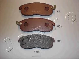 Japko 50143 Brake Pad Set, disc brake 50143
