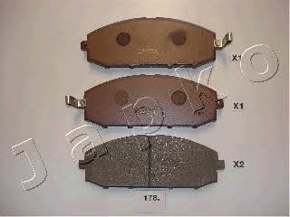 Japko 50178 Brake Pad Set, disc brake 50178