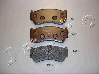 Japko 50191 Brake Pad Set, disc brake 50191