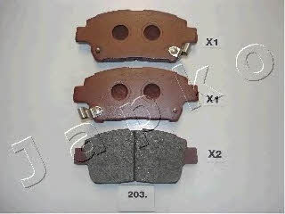 Japko 50203 Brake Pad Set, disc brake 50203