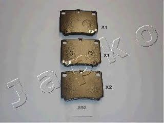 Japko 51592 Brake Pad Set, disc brake 51592