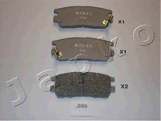 Japko 51599P Brake Pad Set, disc brake 51599P