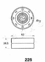 Japko 45225 Tensioner pulley, timing belt 45225