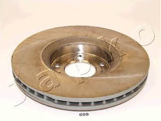 Japko 60009 Front brake disc ventilated 60009