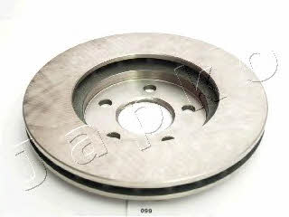 Japko 60099 Front brake disc ventilated 60099