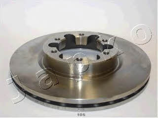 Japko 60105 Front brake disc ventilated 60105