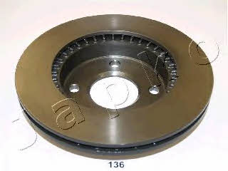 Japko 60136 Front brake disc ventilated 60136