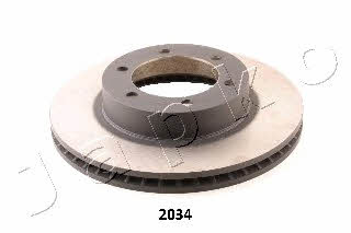 Japko 602034 Front brake disc ventilated 602034
