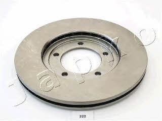 Japko 60222 Front brake disc ventilated 60222