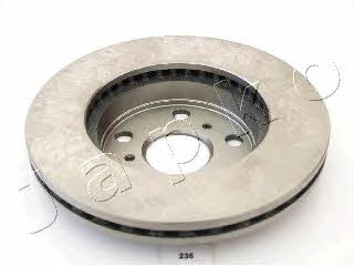 Japko 60236 Front brake disc ventilated 60236