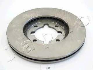 Japko 60267 Front brake disc ventilated 60267