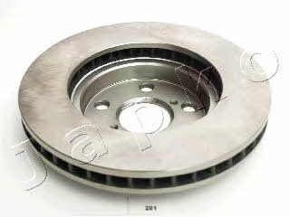 Japko 60281 Front brake disc ventilated 60281