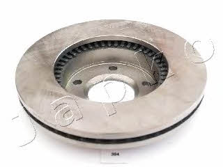 Japko 60384 Front brake disc ventilated 60384