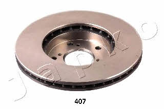 Japko 60407 Front brake disc ventilated 60407