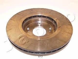 Japko 60412 Front brake disc ventilated 60412