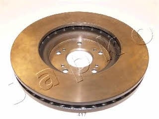 Japko 60417 Front brake disc ventilated 60417