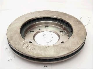 Japko 60534 Front brake disc ventilated 60534