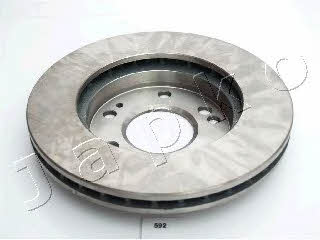 Japko 60592 Front brake disc ventilated 60592
