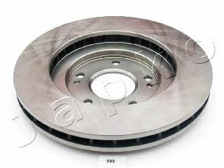 Japko 60595 Front brake disc ventilated 60595