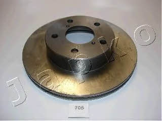 Japko 60705 Front brake disc ventilated 60705