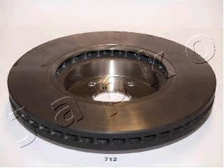Japko 60712 Front brake disc ventilated 60712