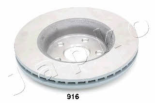 Japko 60916 Front brake disc ventilated 60916