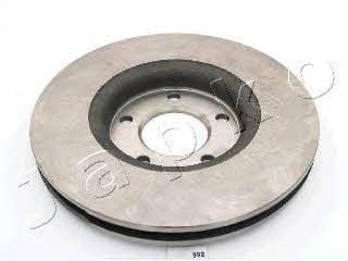 Japko 60992 Front brake disc ventilated 60992