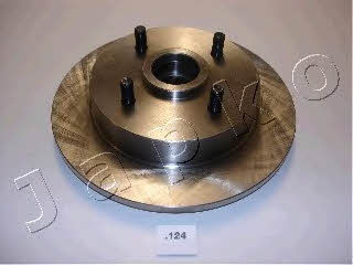 Japko 61124 Rear brake disc, non-ventilated 61124