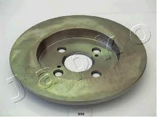 Japko 61232 Rear brake disc, non-ventilated 61232