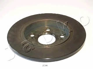 Japko 61234 Rear brake disc, non-ventilated 61234