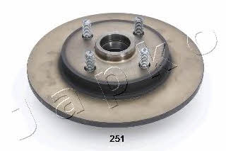 Japko 61251 Rear brake disc, non-ventilated 61251