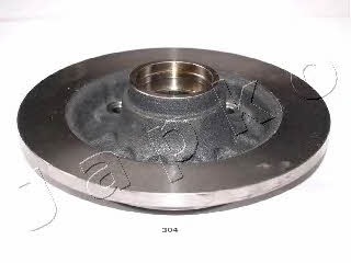 Japko 61304 Rear brake disc, non-ventilated 61304