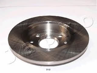 Japko 61312 Rear brake disc, non-ventilated 61312