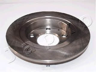 Japko 61314 Rear brake disc, non-ventilated 61314