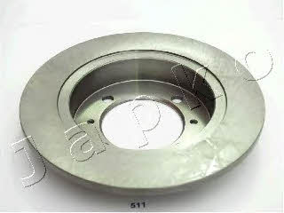 Japko 61511 Rear brake disc, non-ventilated 61511