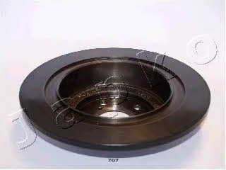 Japko 61707 Rear brake disc, non-ventilated 61707