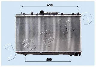Japko RDA153098 Radiator, engine cooling RDA153098