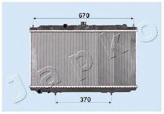 Japko RDA213005 Radiator, engine cooling RDA213005