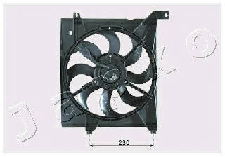 Japko VNT332002 Hub, engine cooling fan wheel VNT332002