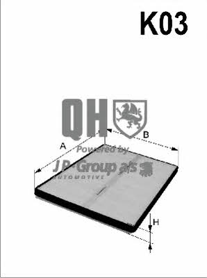 Jp Group 4128102109 Activated Carbon Cabin Filter 4128102109