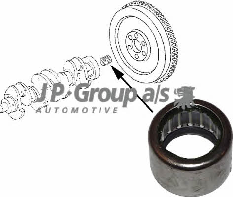 Input shaft bearing Jp Group 1110450300