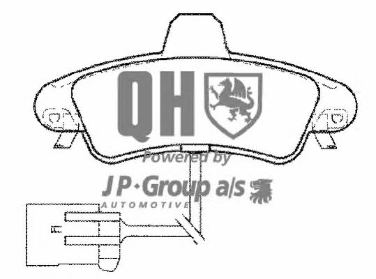 Jp Group 1563700319 Brake Pad Set, disc brake 1563700319