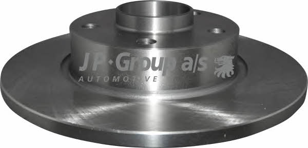 Jp Group 1263201900 Rear brake disc, non-ventilated 1263201900