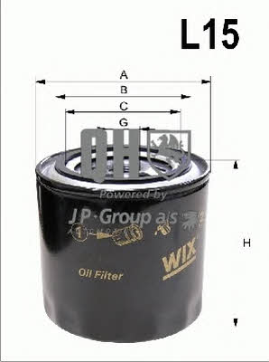 Jp Group 4818701209 Fuel filter 4818701209