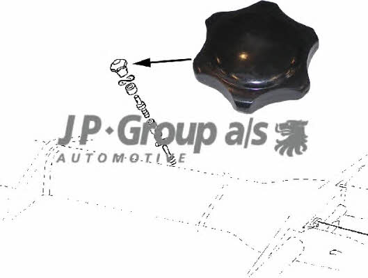 Jp Group 8188000300 Knob for heater control, black 8188000300
