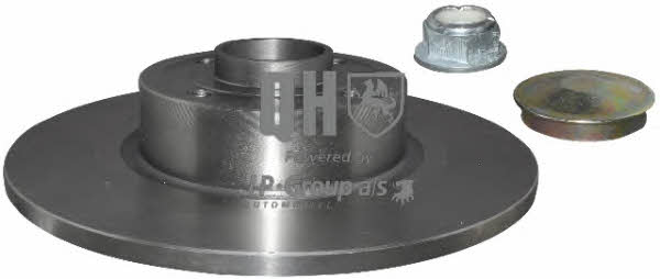 Jp Group 4363201109 Rear brake disc, non-ventilated 4363201109