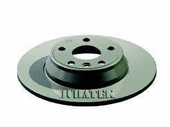 Juratek FOR143 Rear brake disc, non-ventilated FOR143